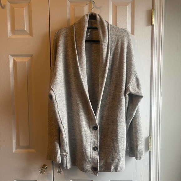 Free People Sweaters - Free People Eucalyptus Long Cardigan
